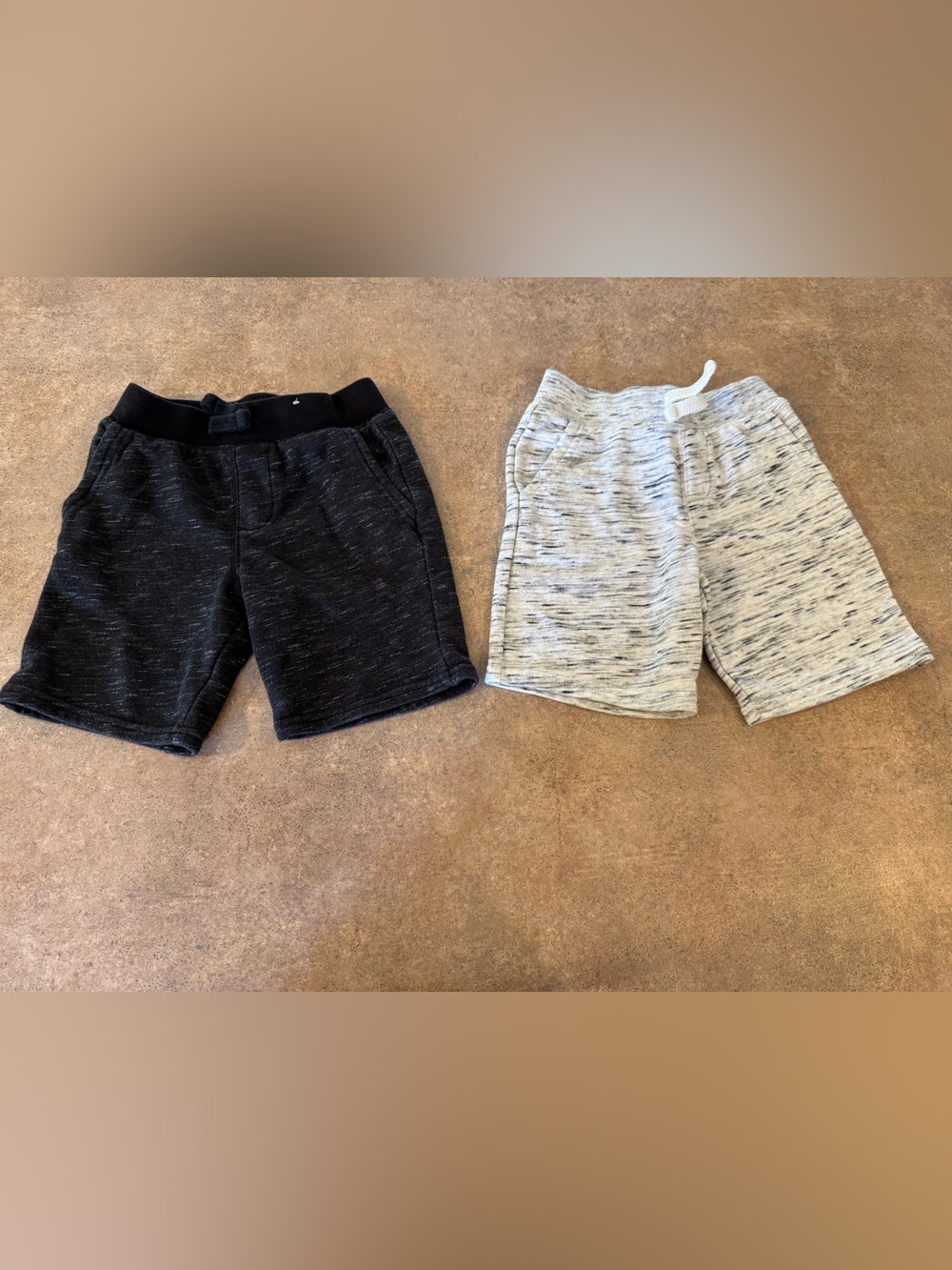 Garanimals Black and Light Gray Knit Shorts Duo 2 Pack Toddler 4T